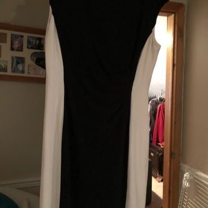 Ralph Lauren size 14 black and white dress